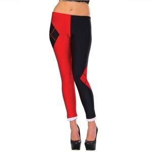 Harley Quinn Women's DC Comics Superhero Style Leggings Party Supplies